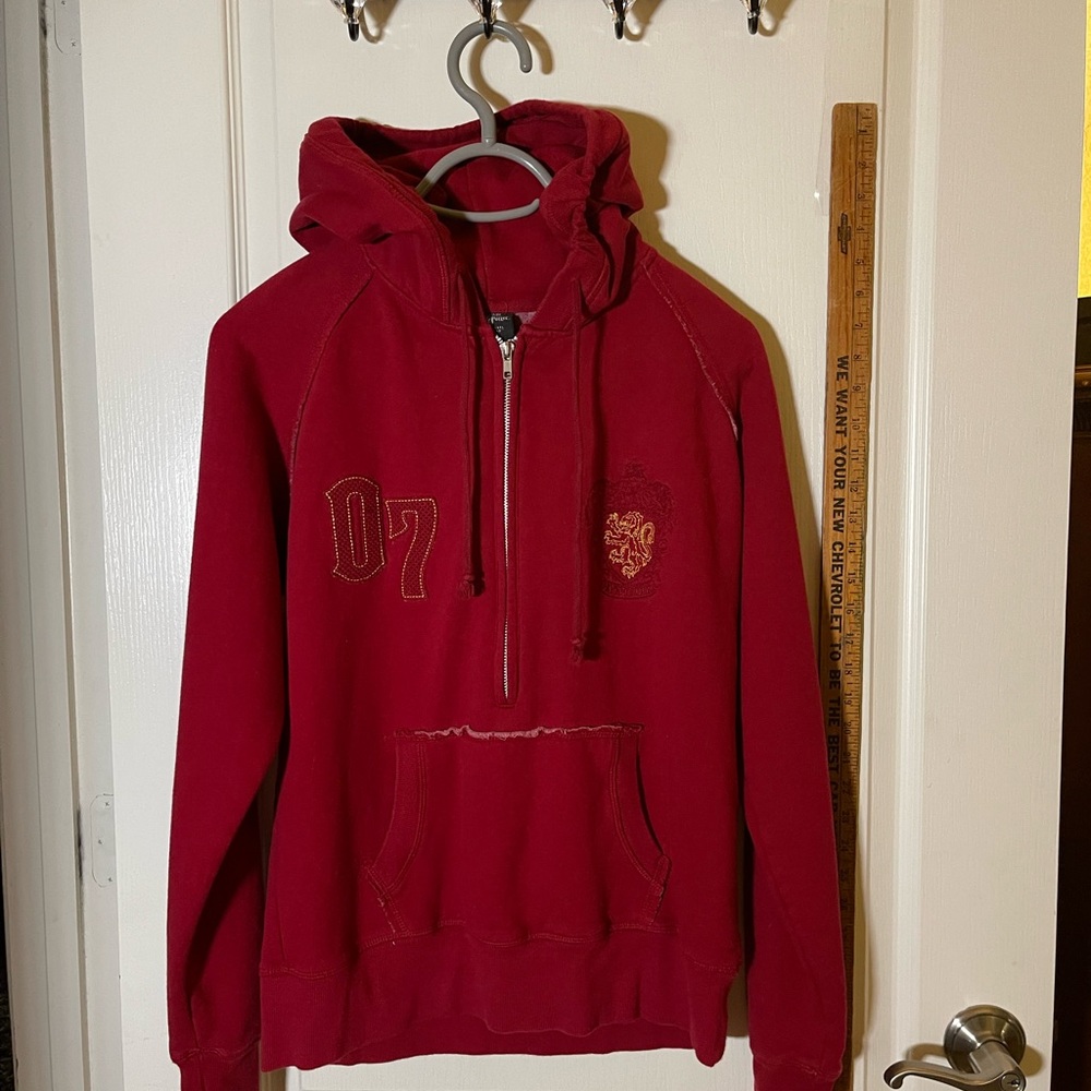 Women's Harry Potter Red Hooded Sweatshirt